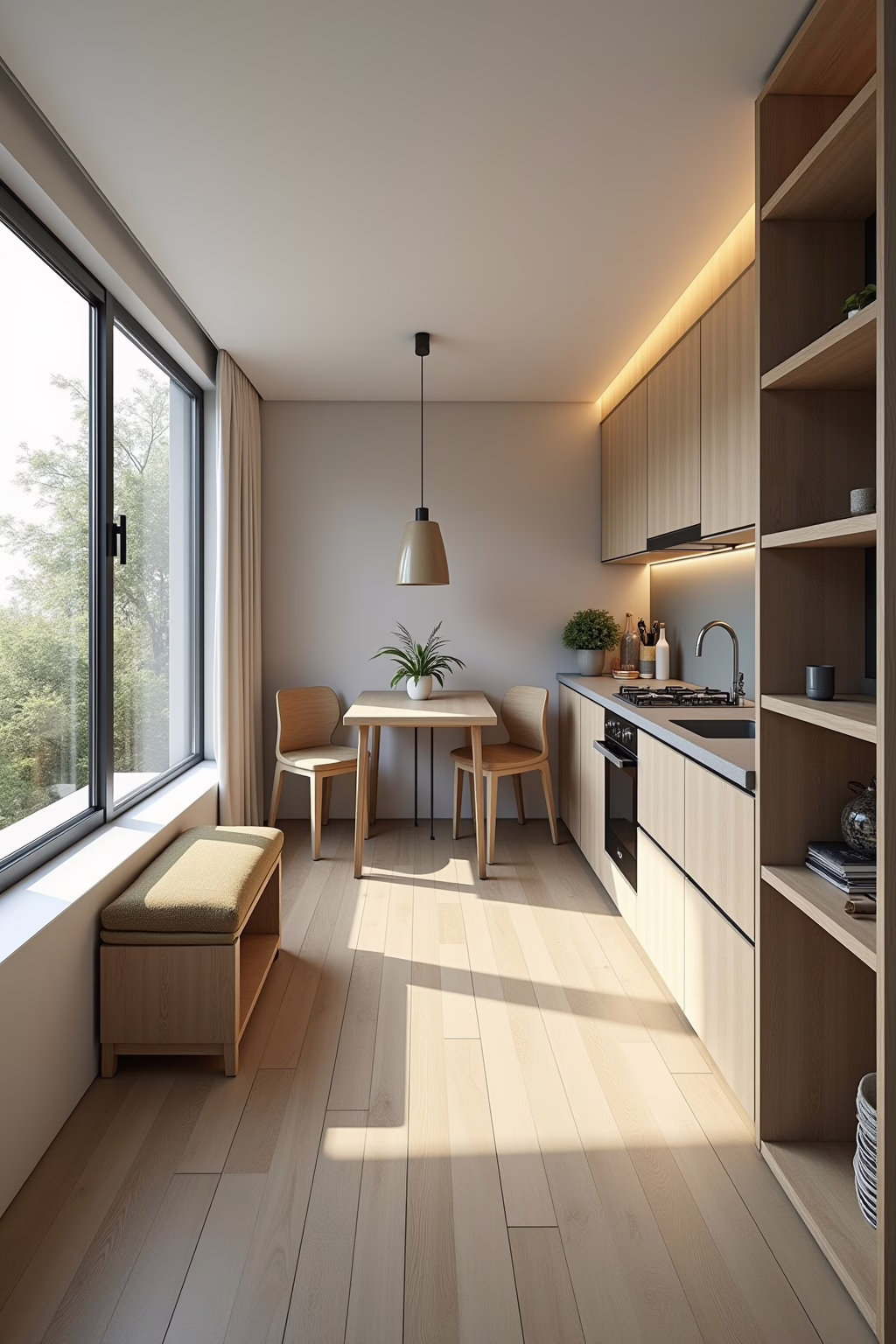 Grundriss Varianten für kleine Wohnküchen