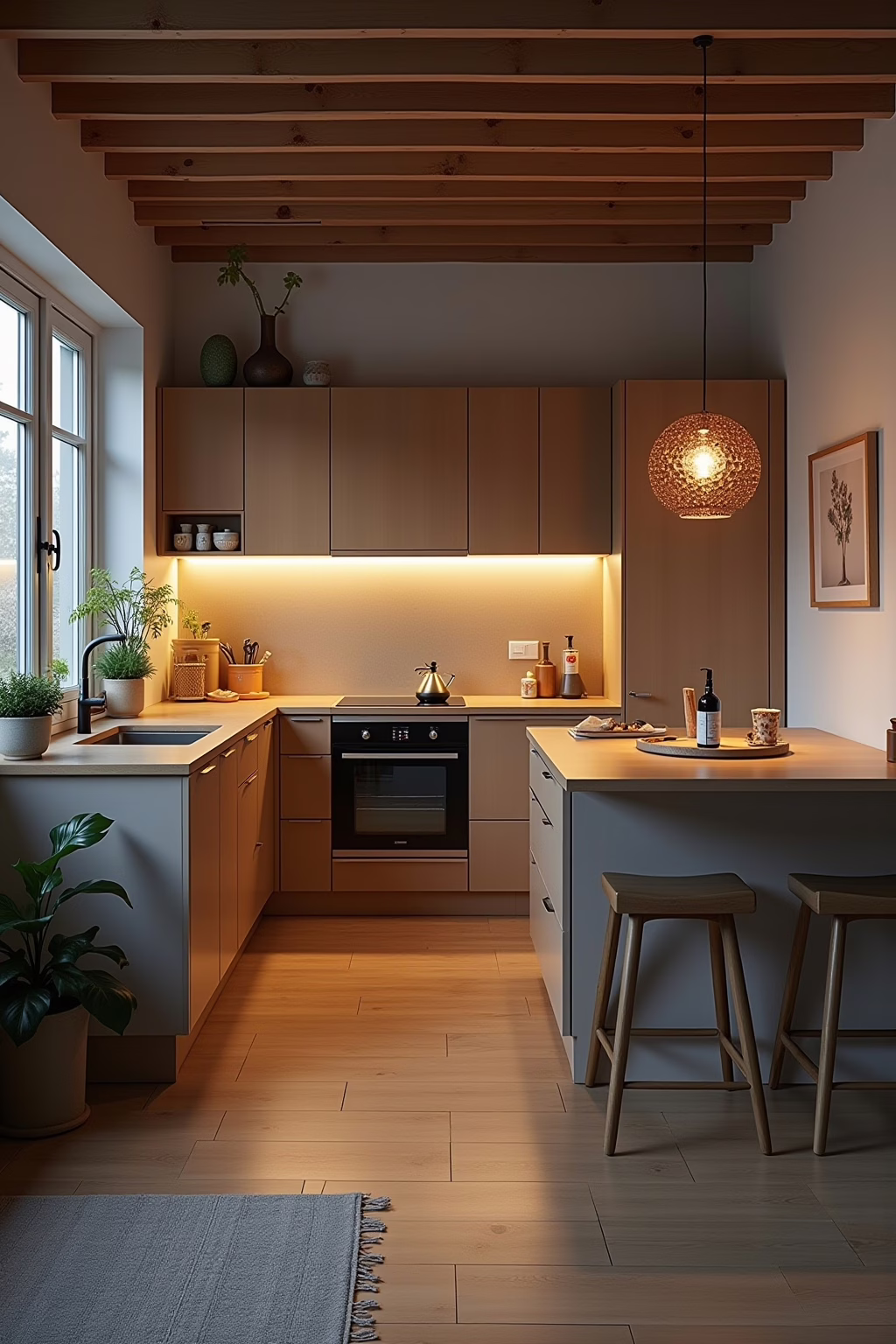 Budget Wohnküche 30 qm