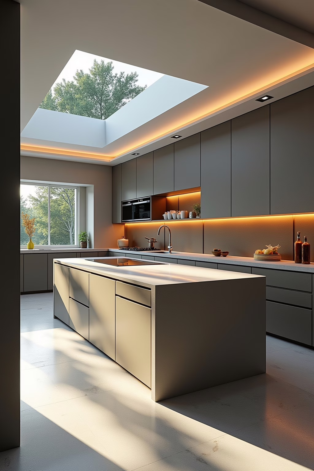 Ausgefallene Küche mit ungewöhnlichem Design