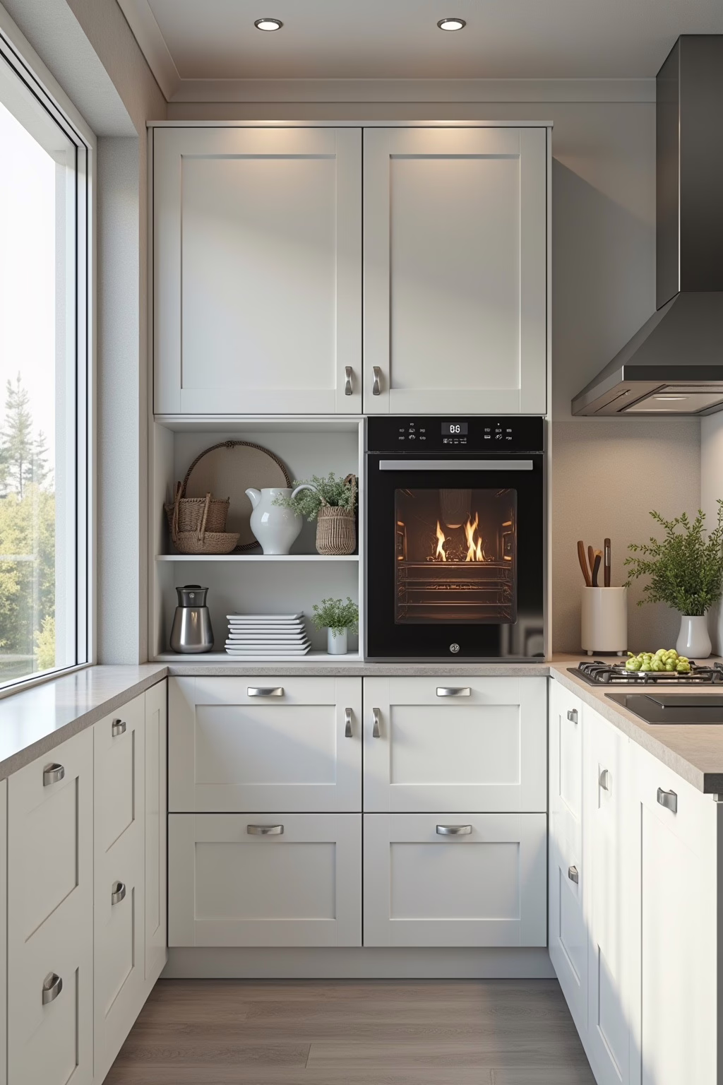 Maße und Abstände beim Backofen in Ecke einbauen