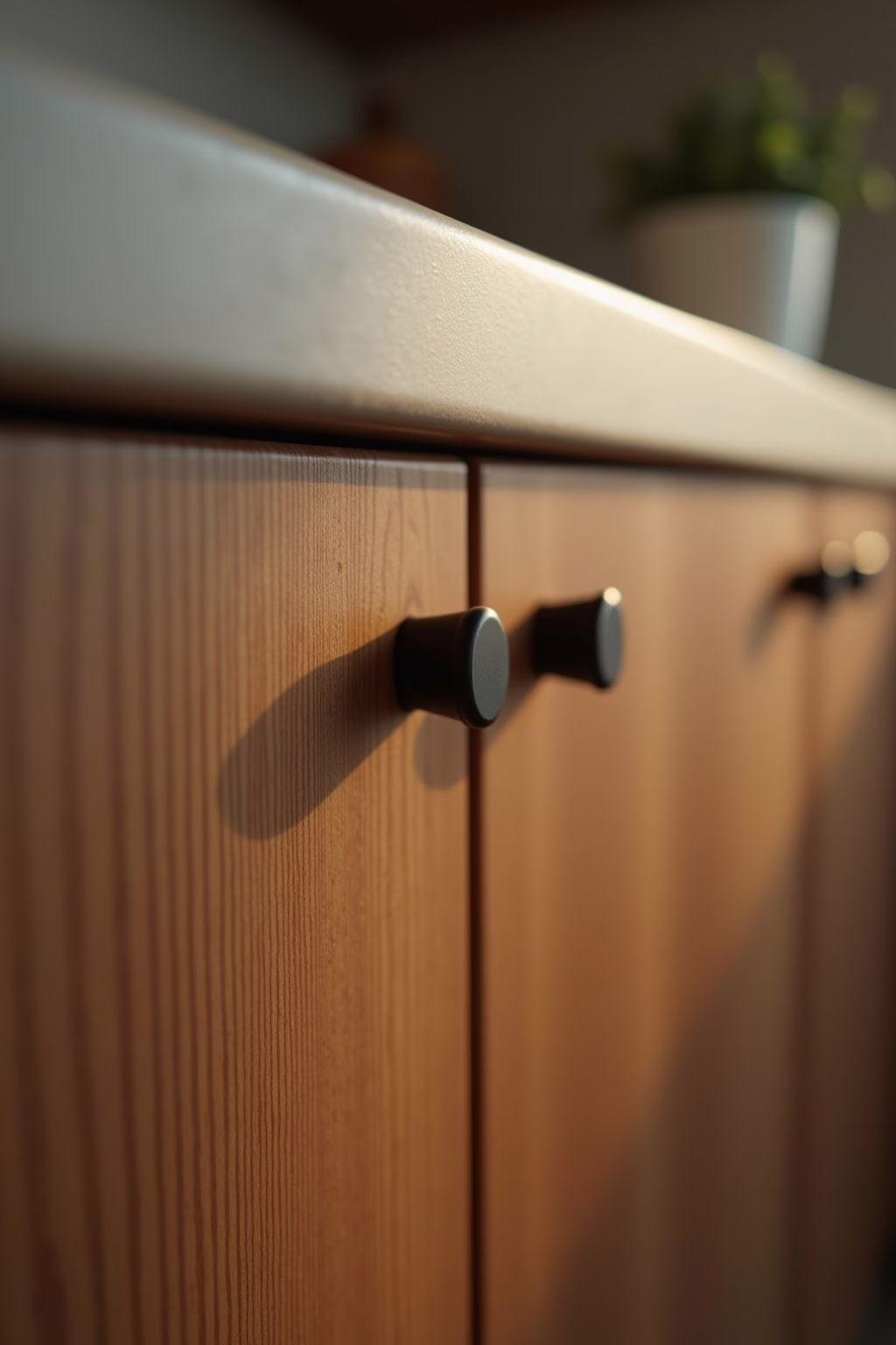 Moderne Griffe für Buchenküchen