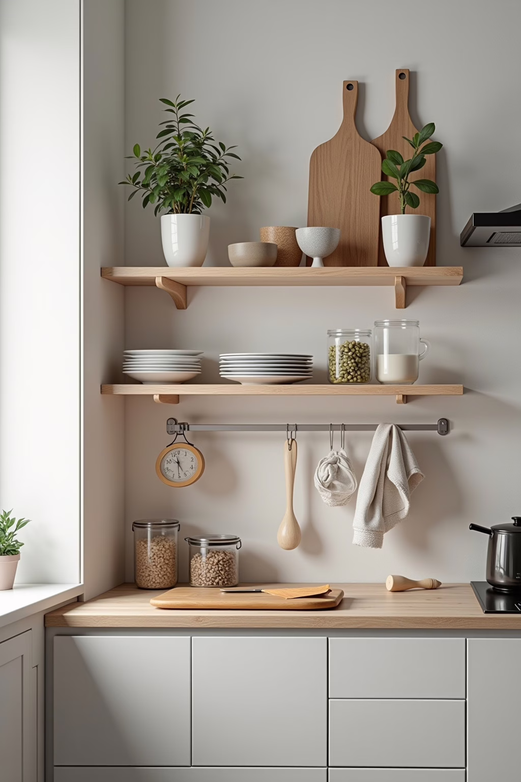 Stauraum DIY Küche