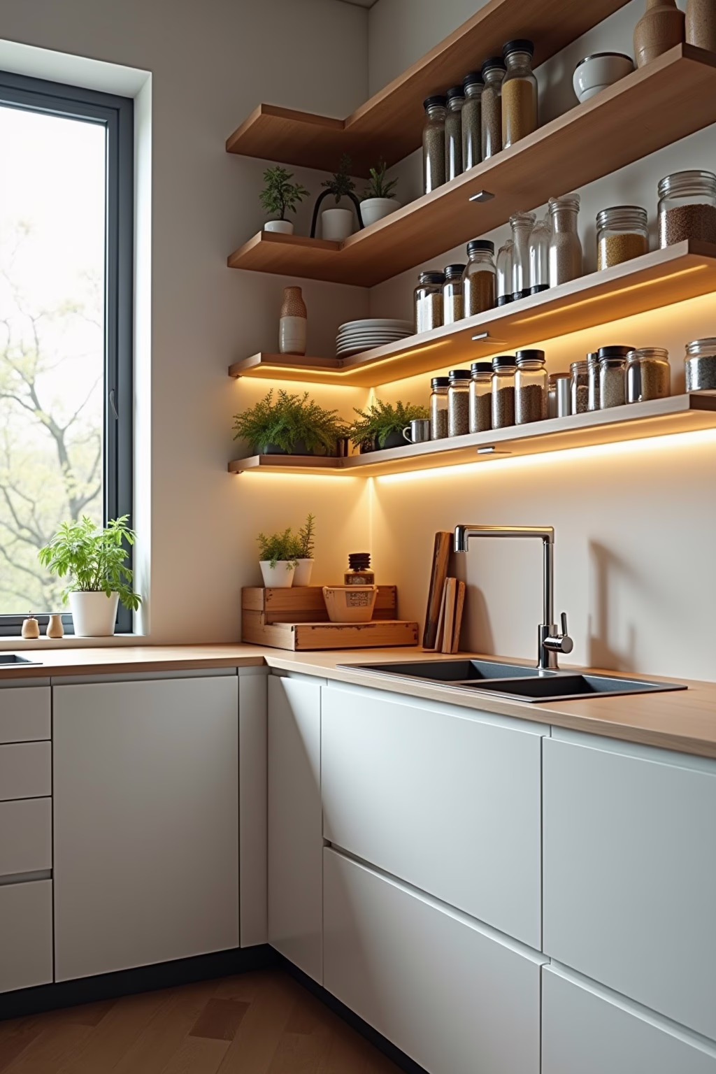 8 Ideen, um die Ecke Küche nutzen 16 ecke kueche nutzen outline 4