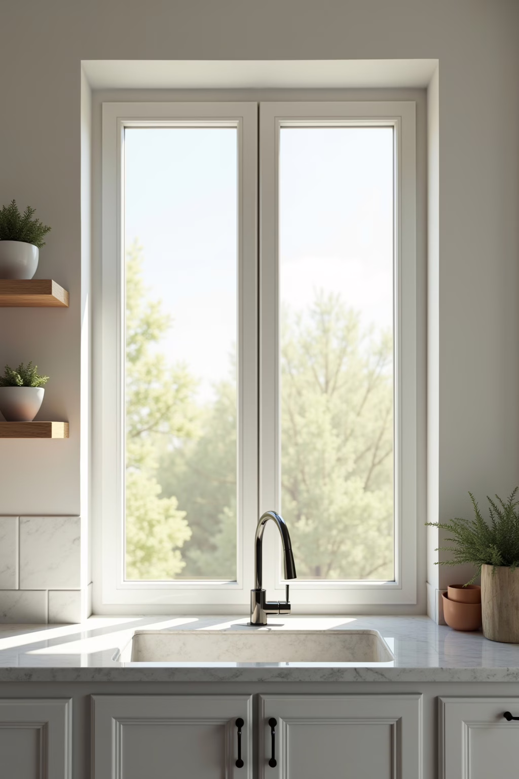 fensterdeko kueche modern outline 3