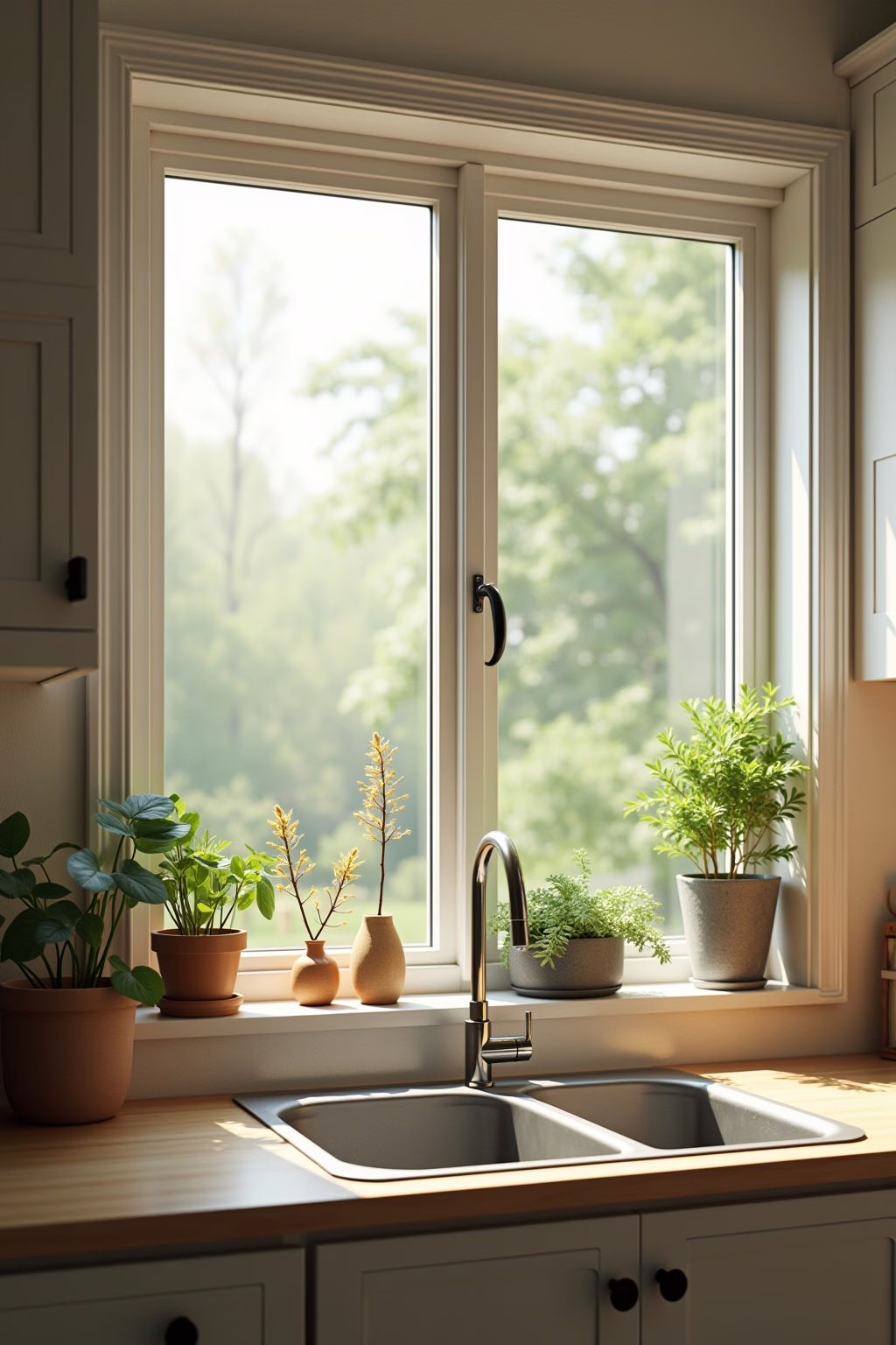 fensterdeko kueche modern outline 6