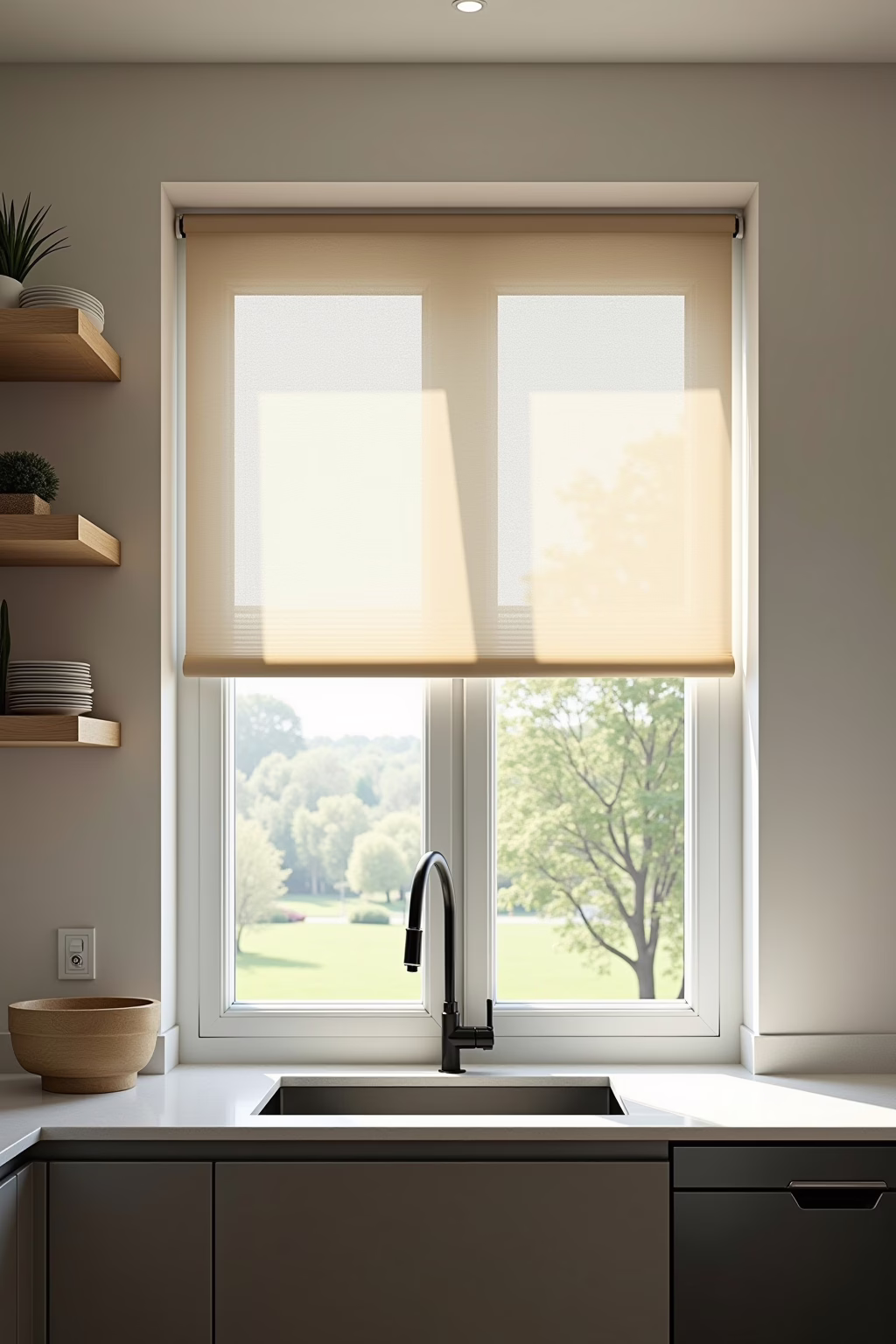 fensterdeko kueche modern outline 7