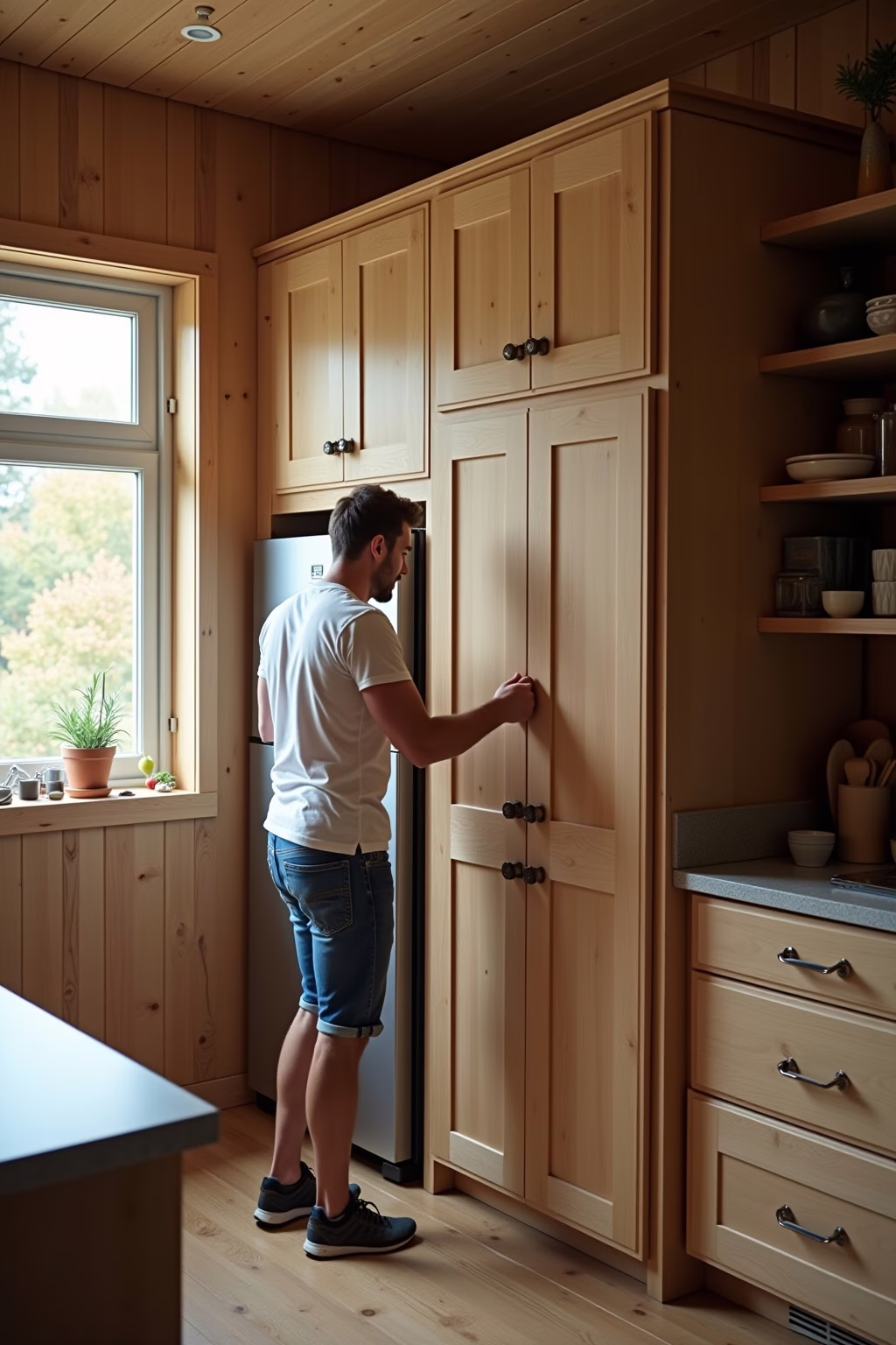 DIY Kühlschrank verkleiden
