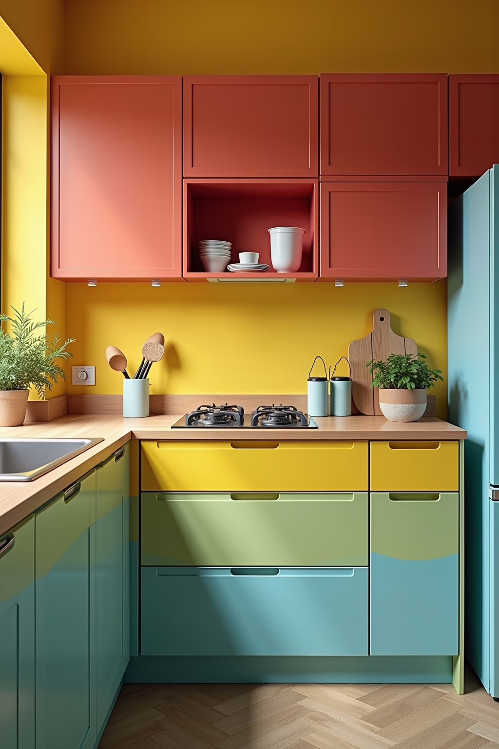 Farbige IKEA Küchen Hacks