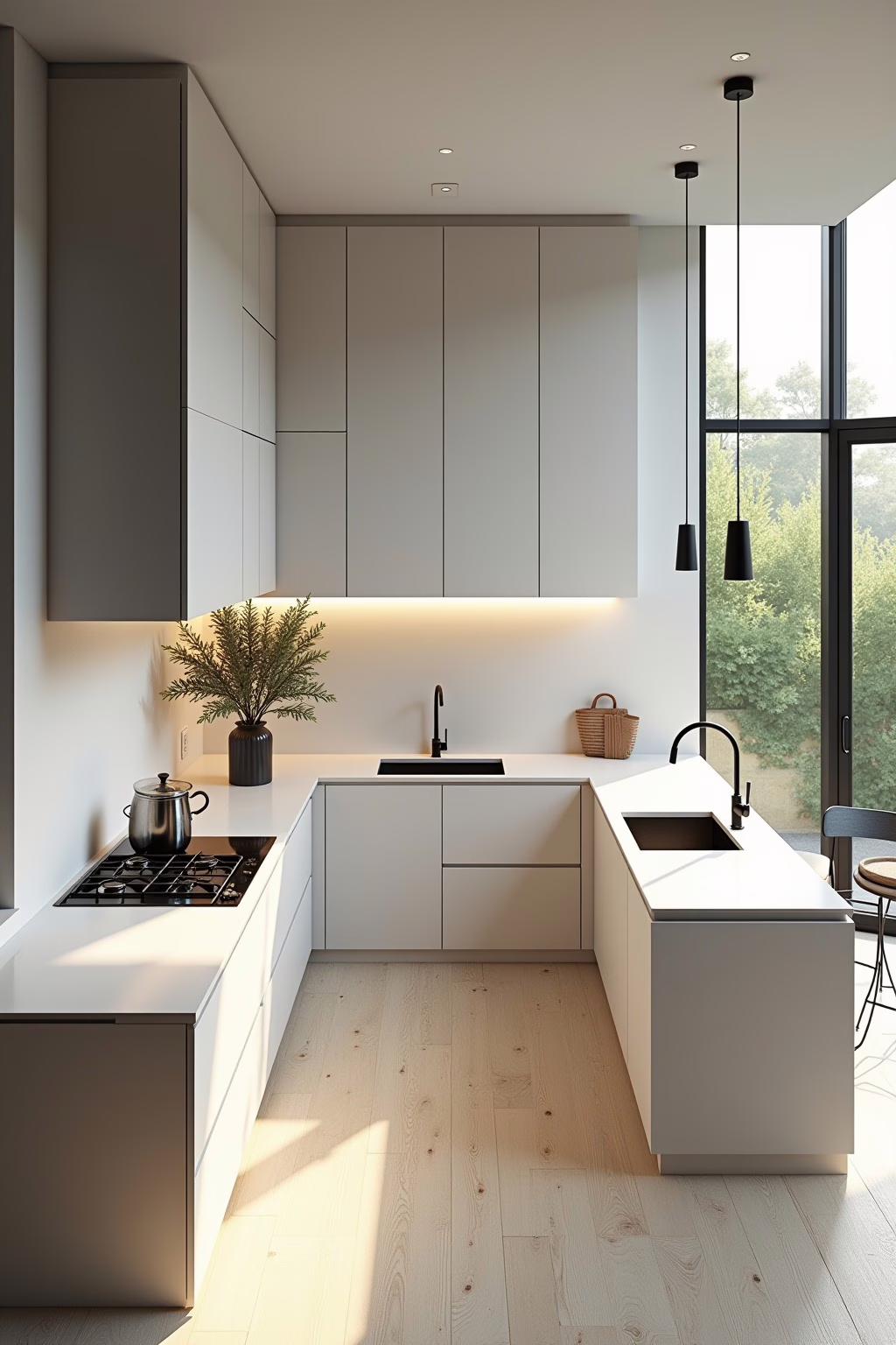 kitchenette layout outline 1