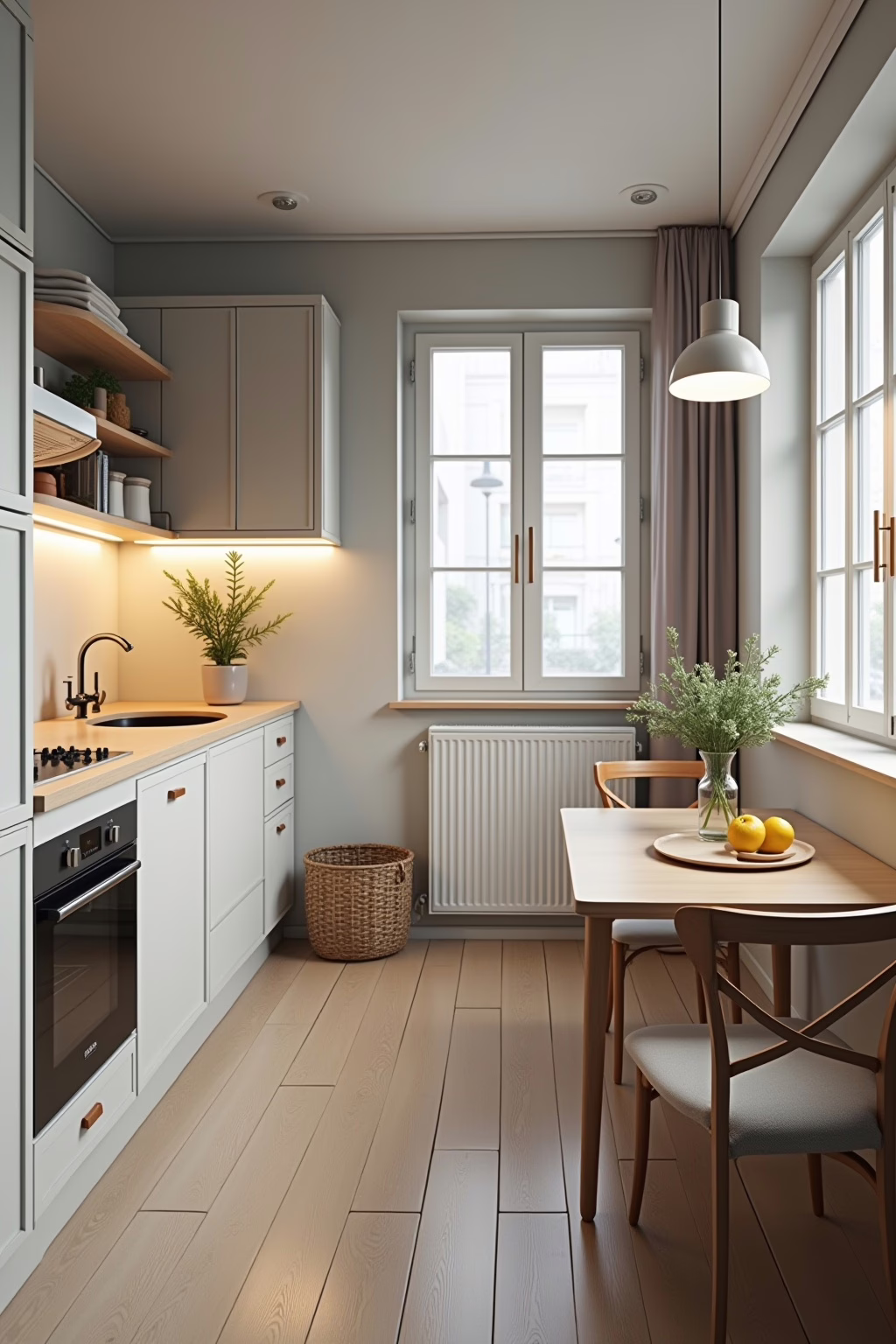 kitchenette layout outline 2
