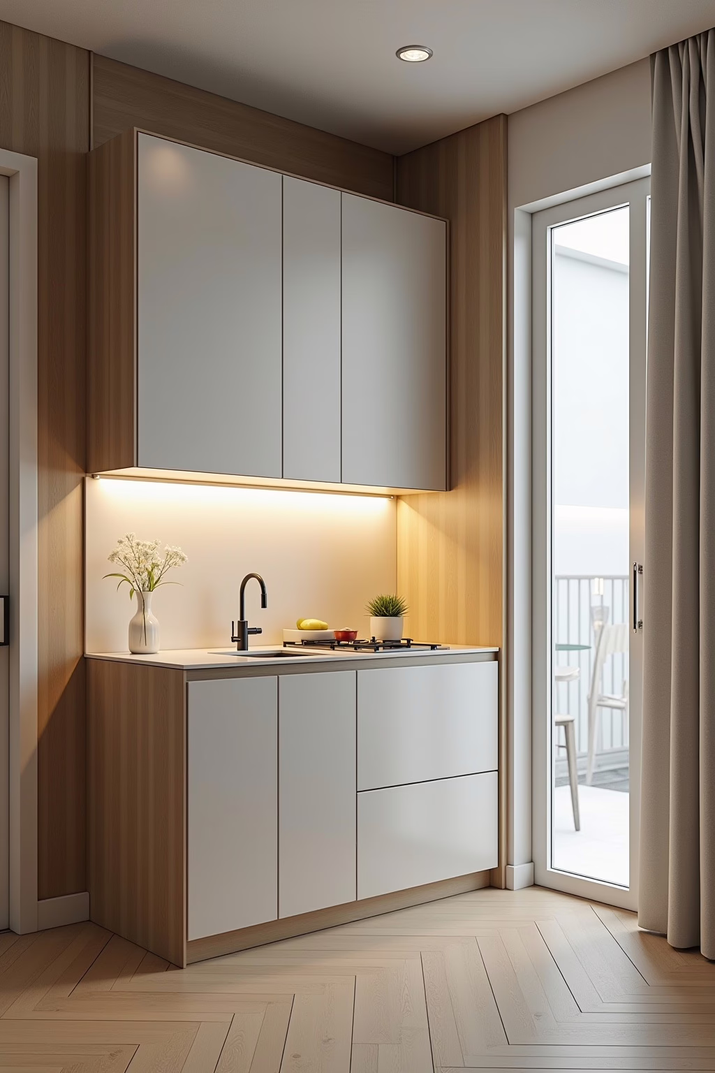 kitchenette layout outline 4