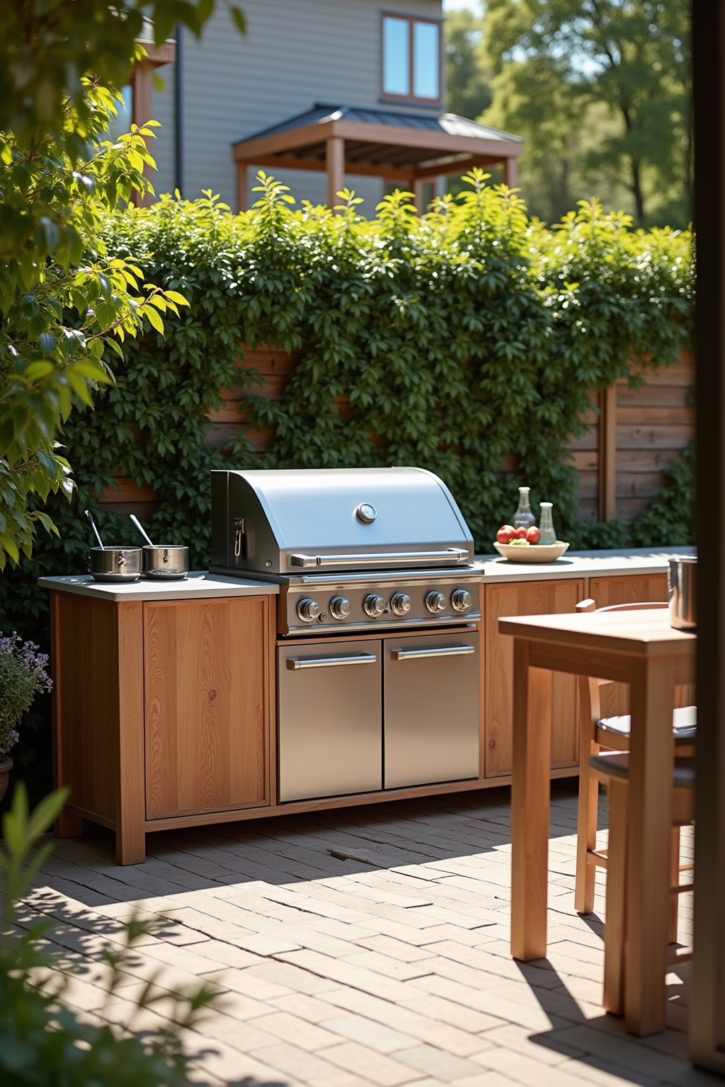 Materialien für Outdoor-Küchen