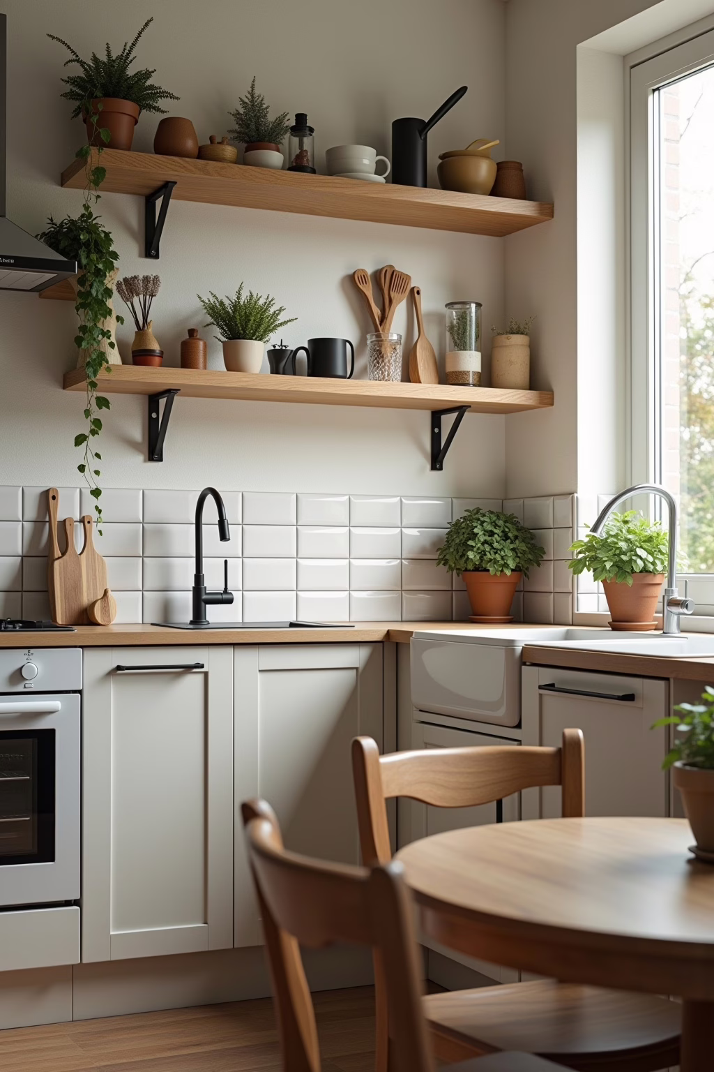 Ergonomie und Arbeitsdreieck in kleinen Küchen