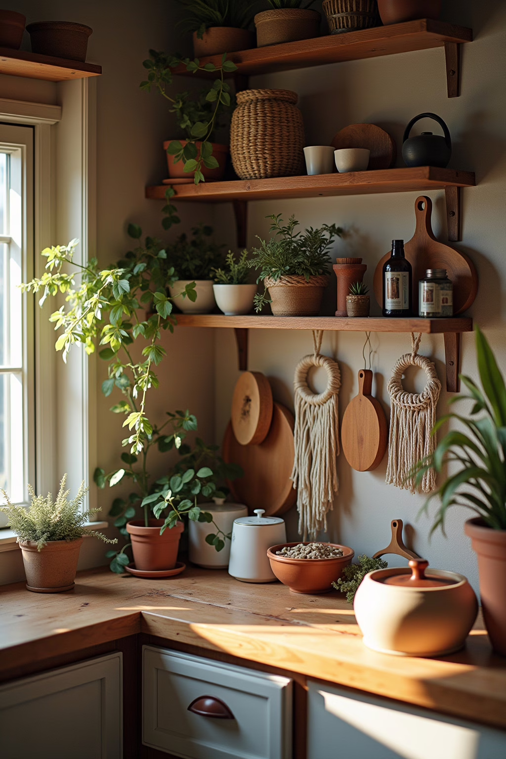kueche boho style gestalten outline 6