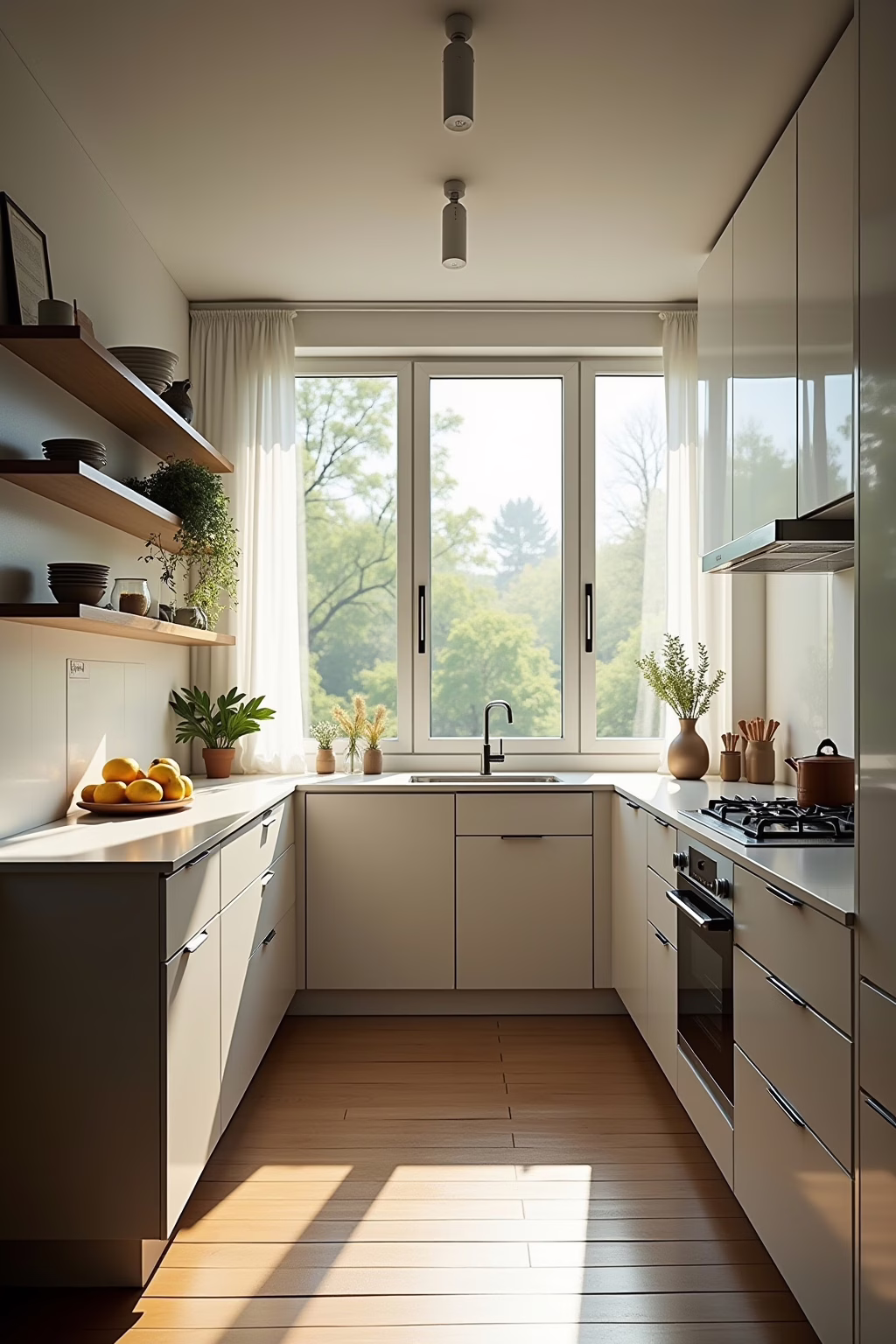 Verschiedene Fenstertypen für die Küche