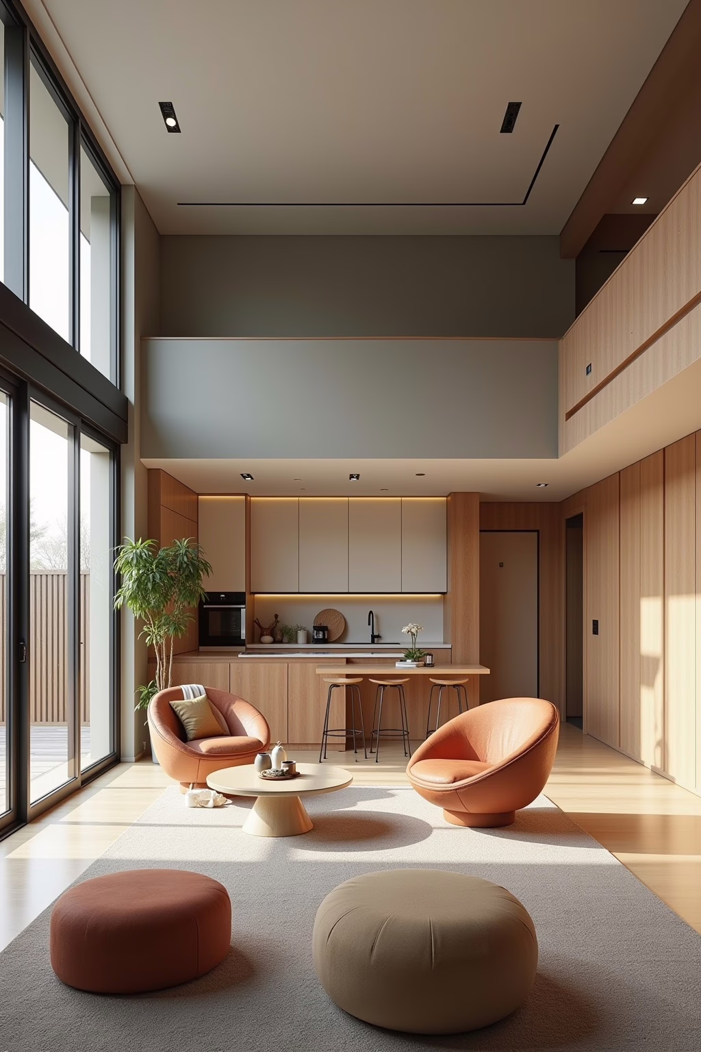 kueche und wohnzimmer optisch trennen outline 3