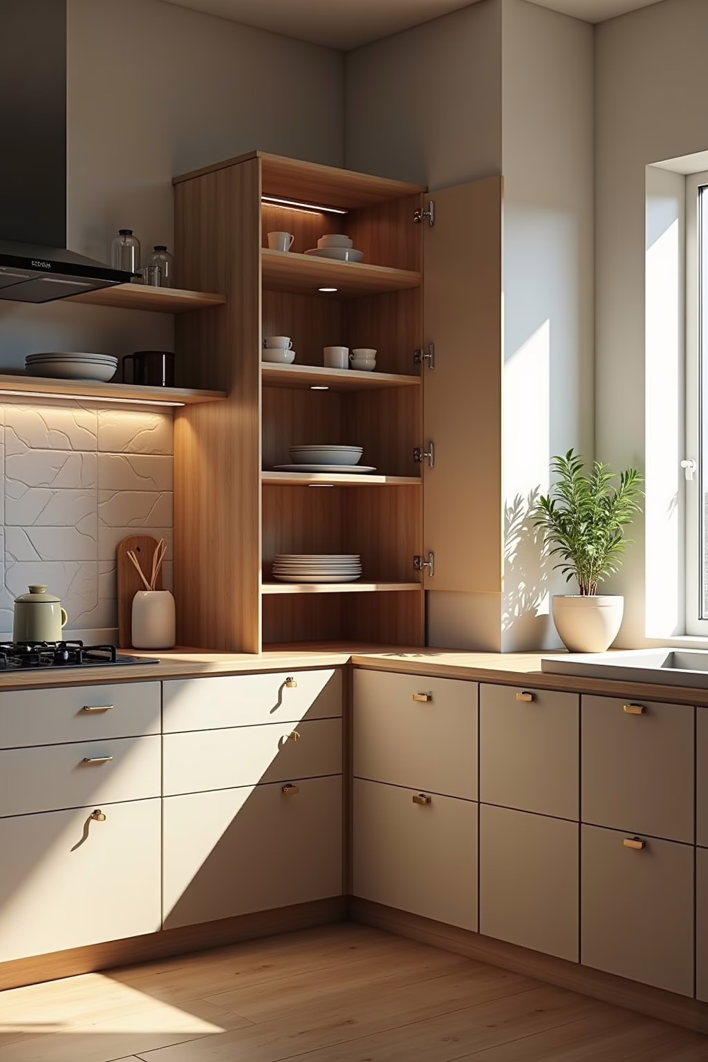 Küchen mit Eckschrank Rondell