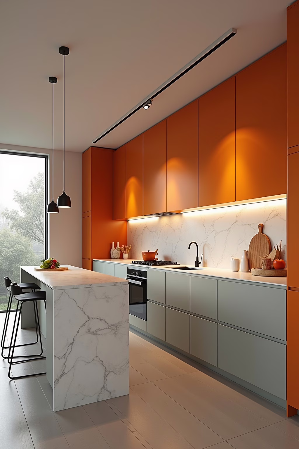 Die 8 besten Küchen Ideen für moderne Haushalte 17 Moderne Küchengestaltung mit durchdachtem Farbkonzept