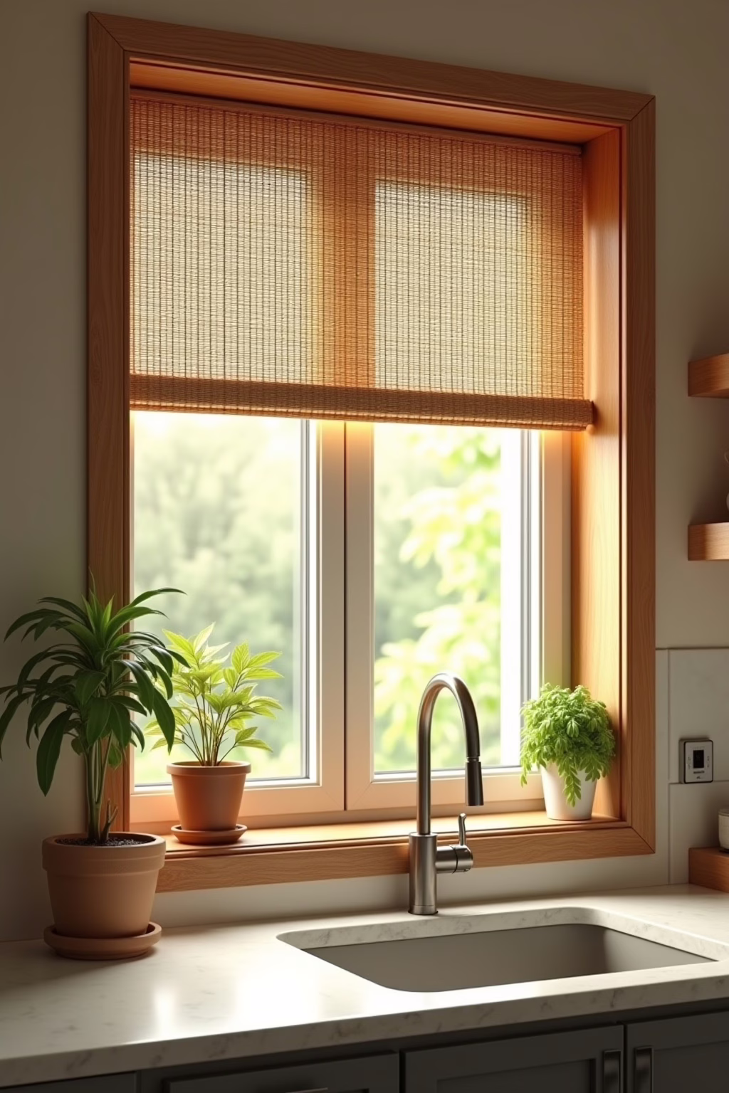 kuechenfenster gestalten ideen statt gardinen outline 4