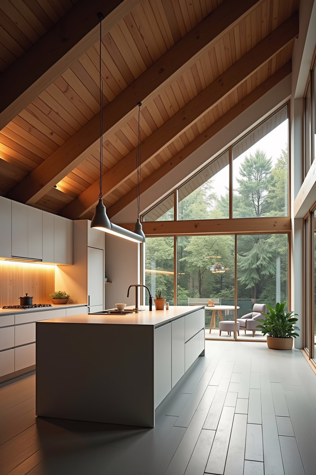 Design Küchenideen Dachschräge