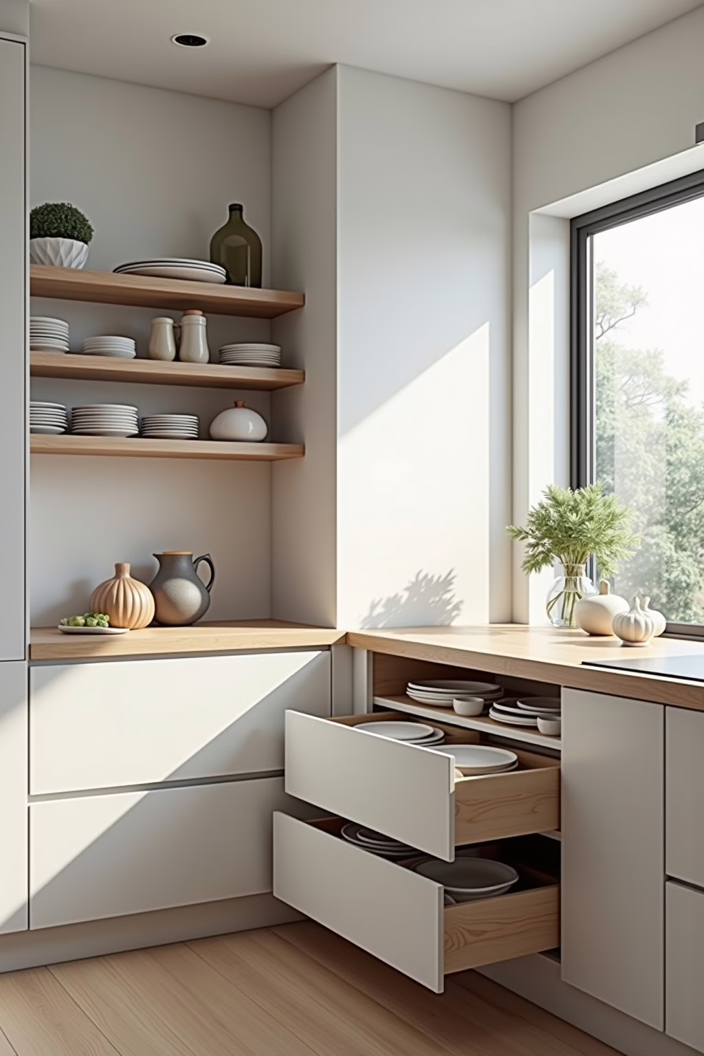 Die 8 besten Küchenideen L Form für moderne Häuser 15 Smarte Aufbewahrungslösungen für L-Küchen