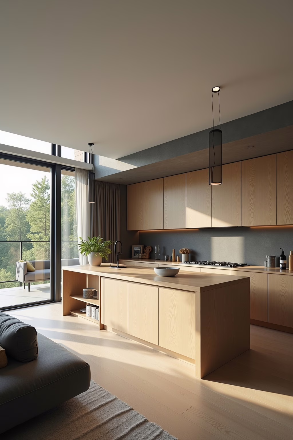 Die 8 besten Küchenideen L Form für moderne Häuser 19 Offene L-Küche mit Wohnbereich