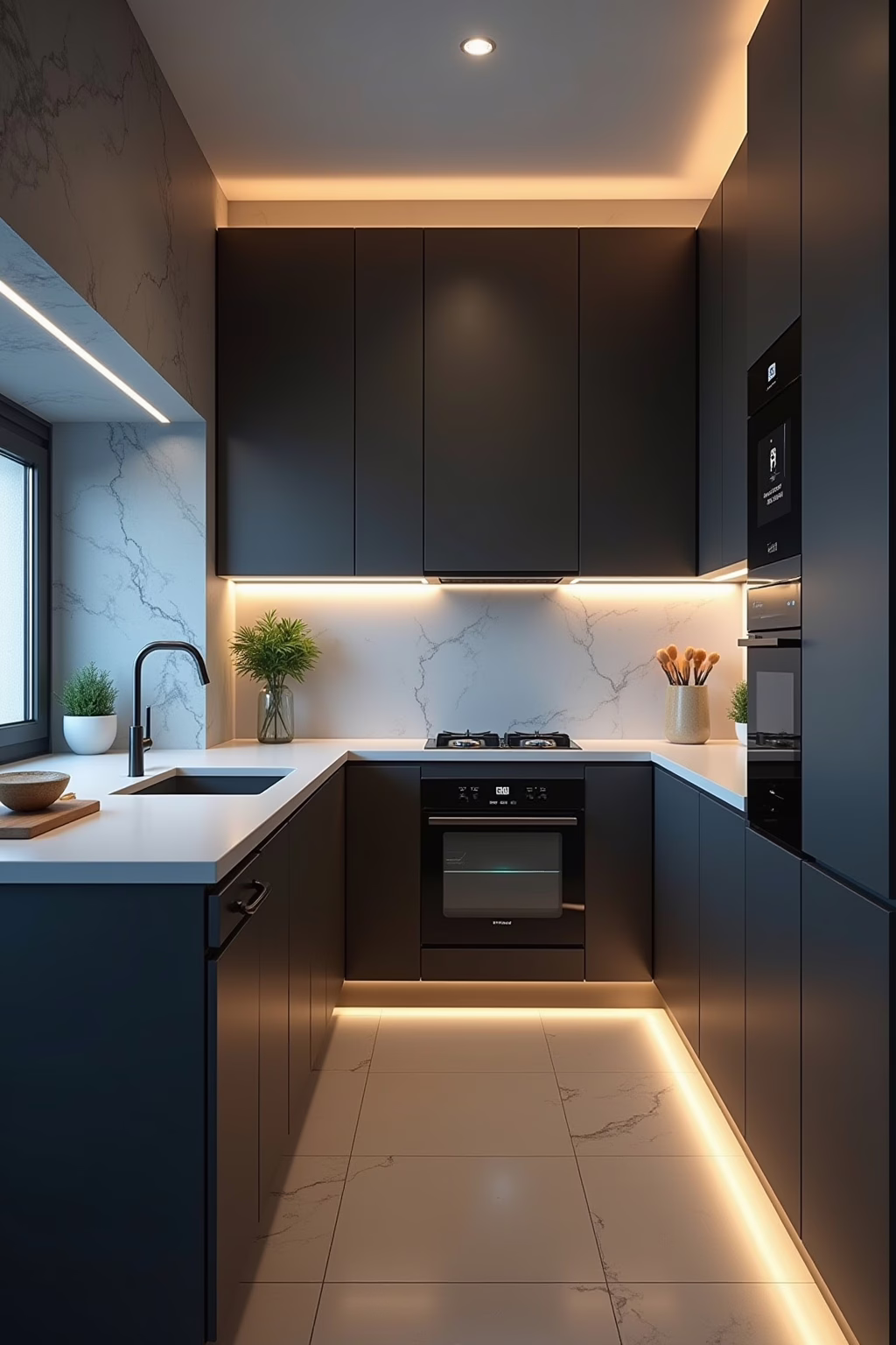 Smart Home L-Küche