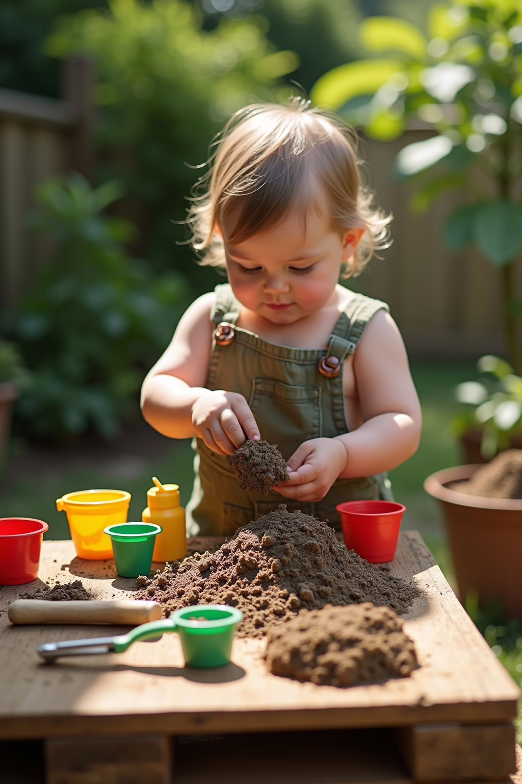Materialien für Paletten Matschküche