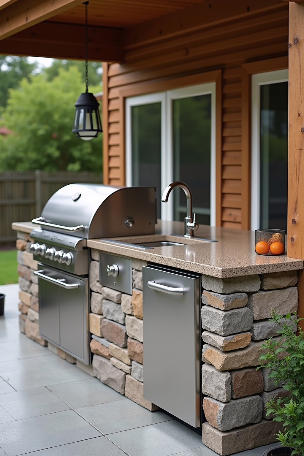 outdoor kueche selber bauen ideen outline 6