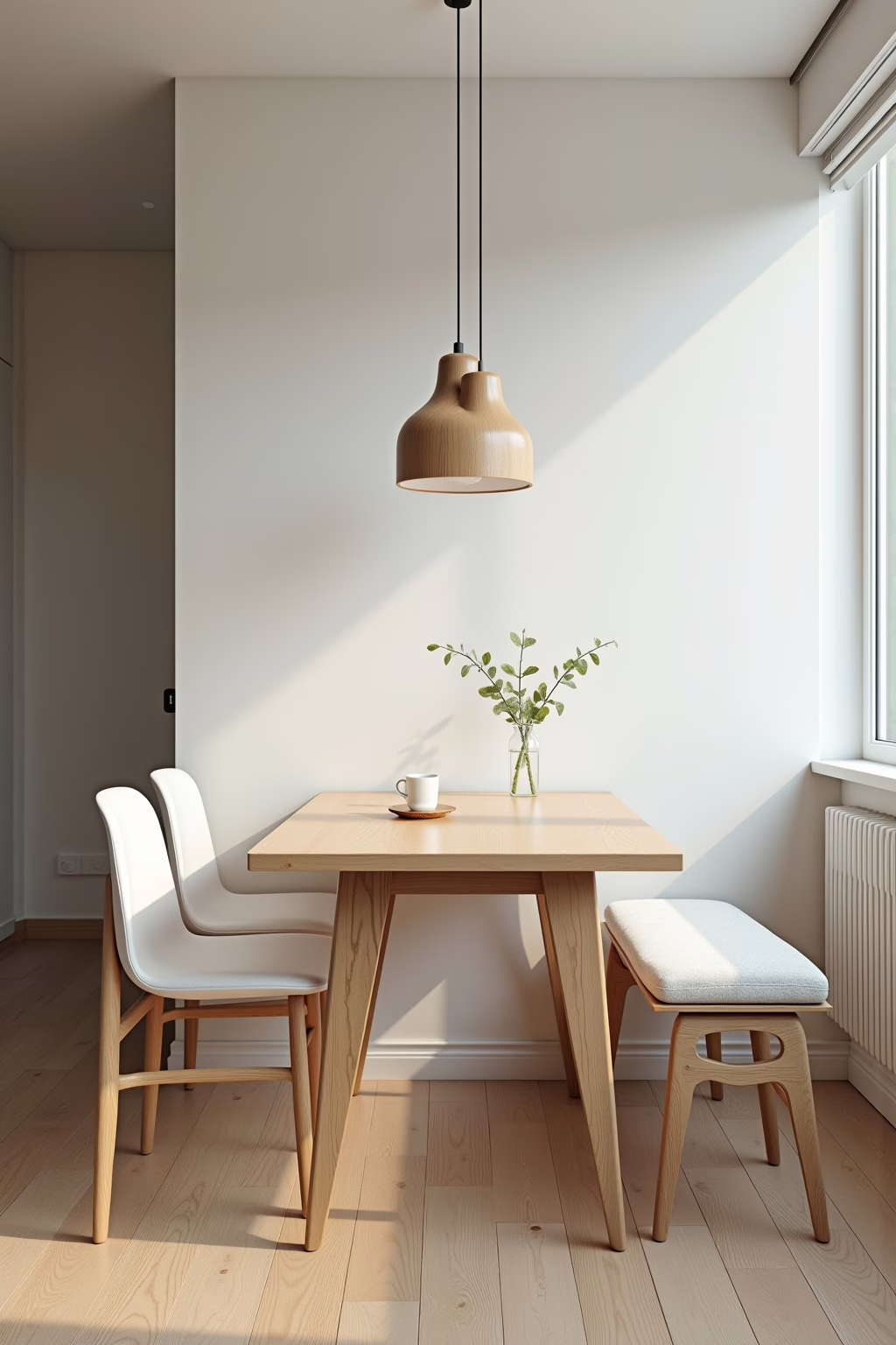 platzbedarf esstisch mit bank outline 4