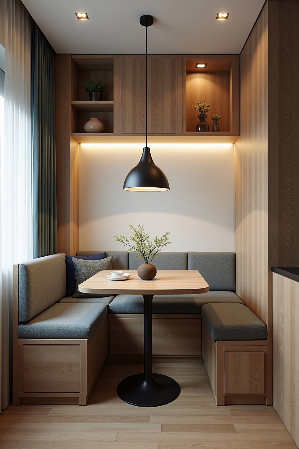 platzbedarf esstisch mit bank outline 7