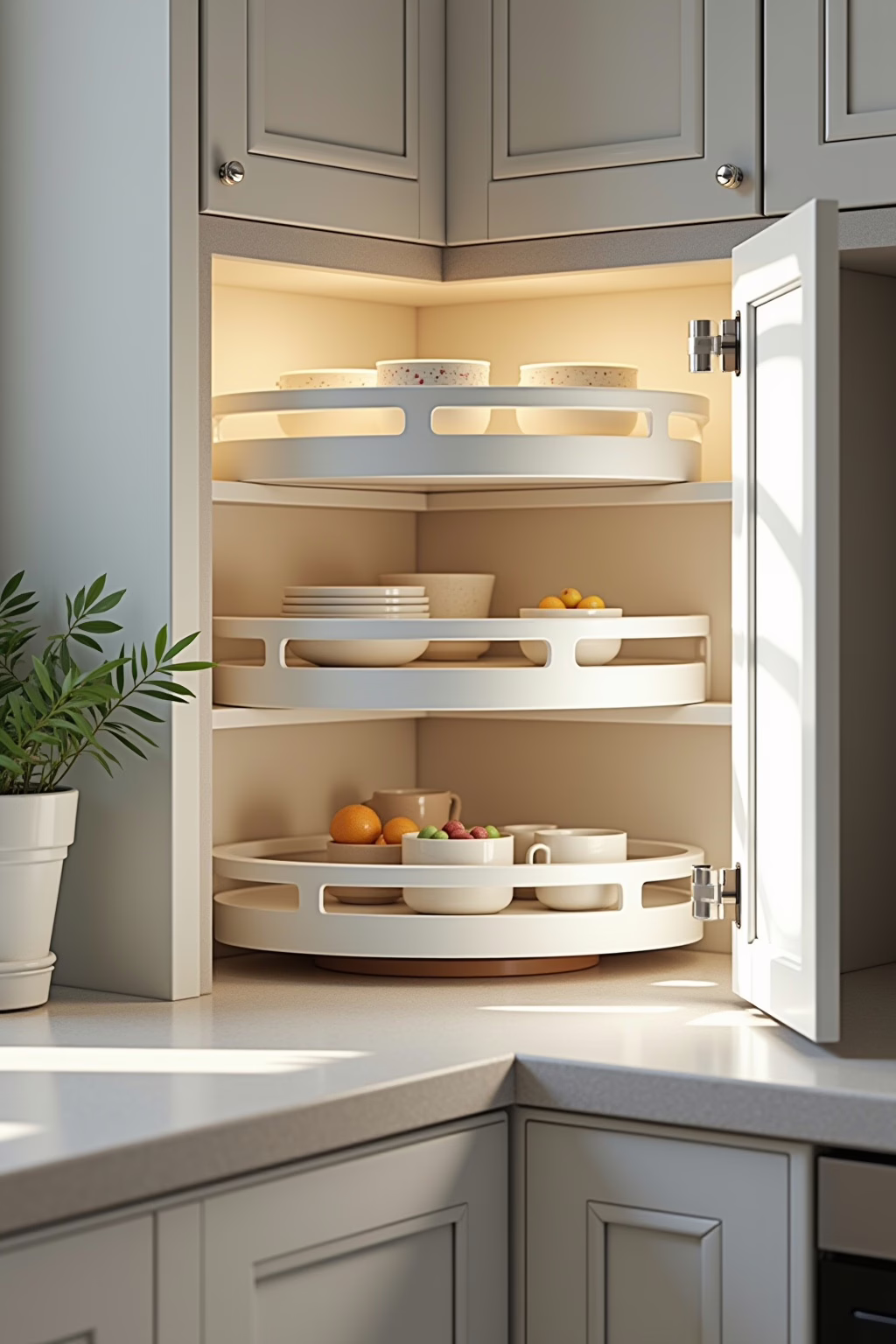 rondell eckschrank kueche outline 6
