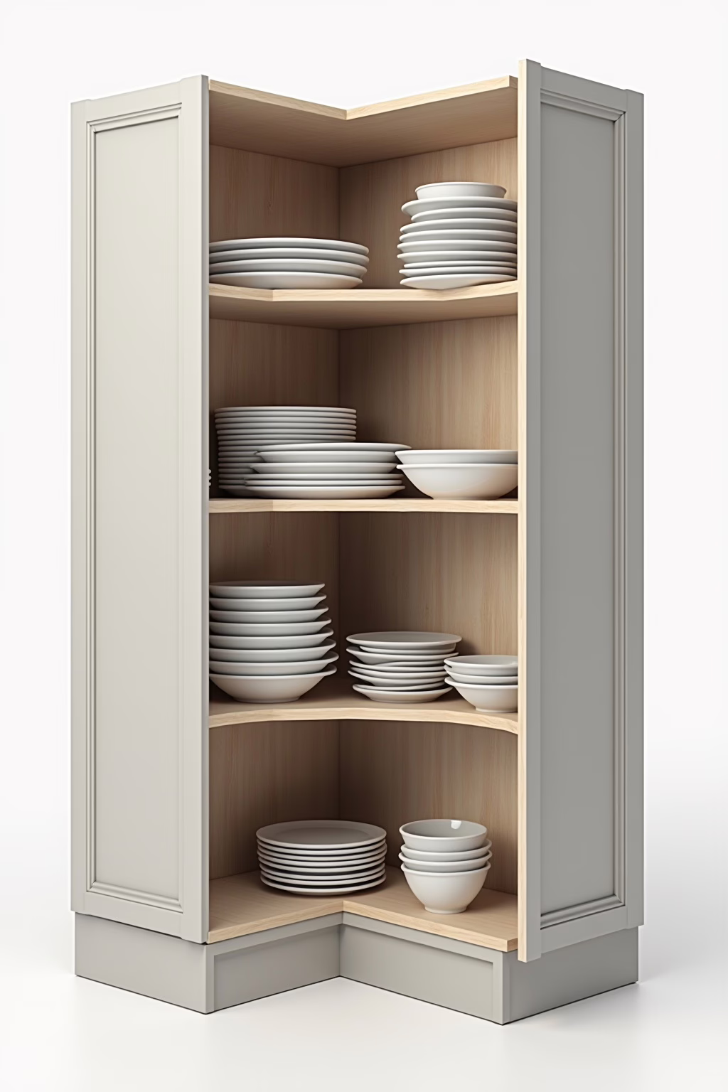 rondell fuer eckschrank outline 3