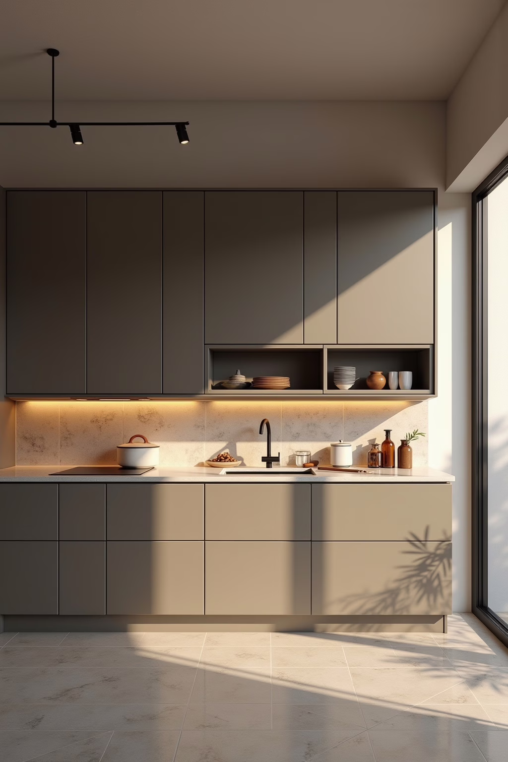 Taupe Küche Planung