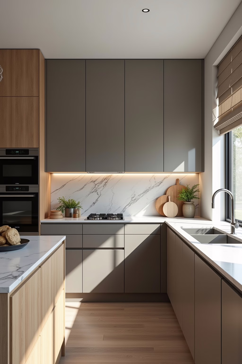 Materialien für Taupe Küchen