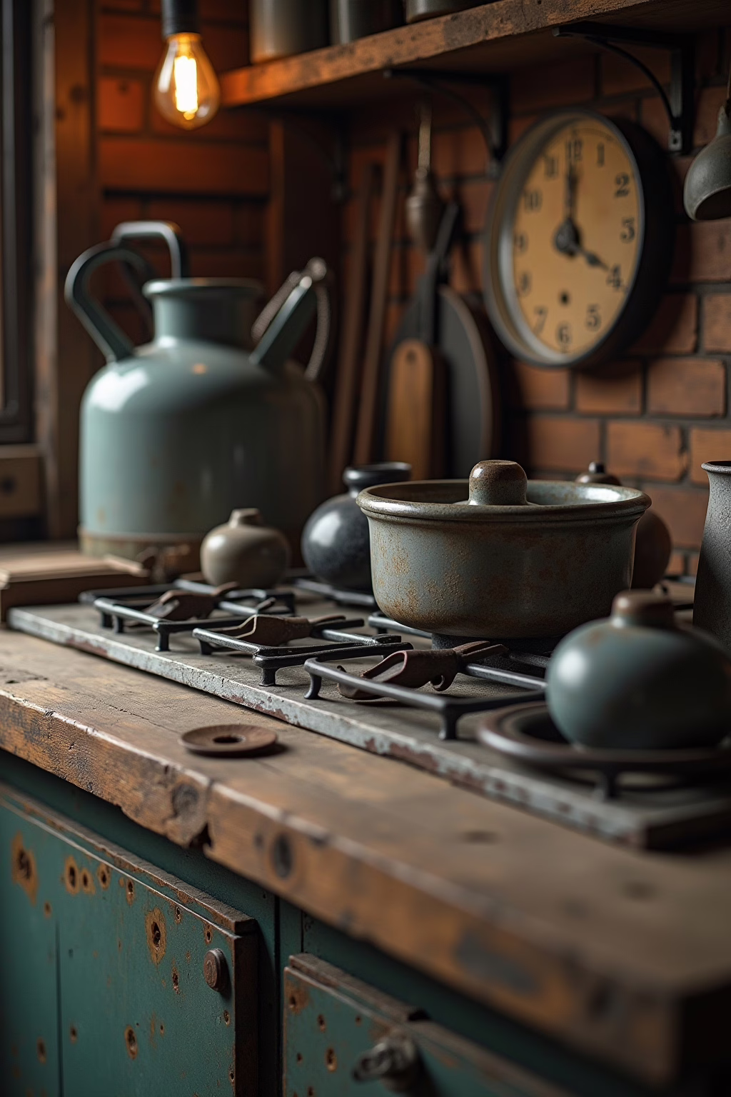 vintage industrial style kueche outline 7