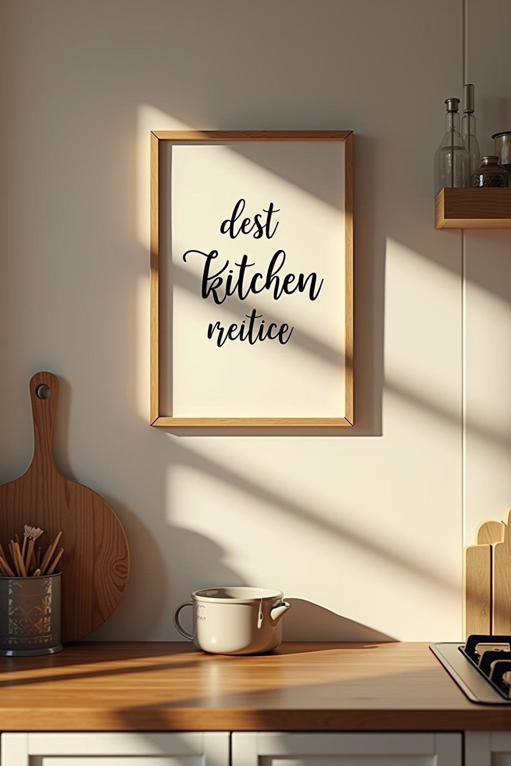 DIY Wanddeko Küche